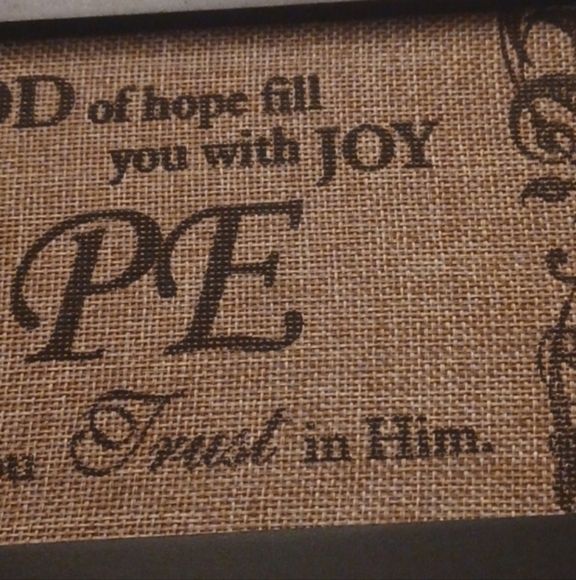 4/$40 Brown Framed Religious Saying - Picture 3 of 5